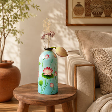 Handcrafted Lotus Terracotta Pottery