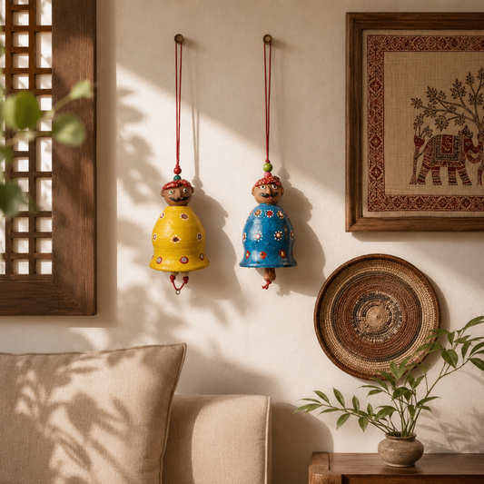 Handcrafted Terracotta Pottery Bell