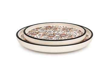Wabi-Sabi Speckled Ceramic Salad Bowl