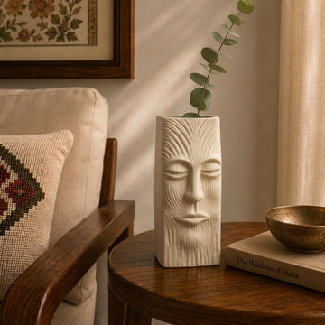 Aesthetic Face Art Vase