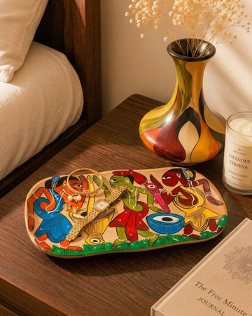 Wooden Pattachitra - Tray
