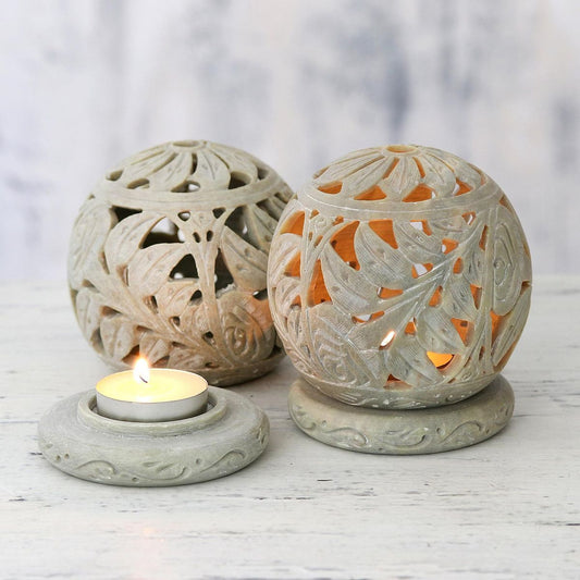 Jali Work Tea Light Candle Holder