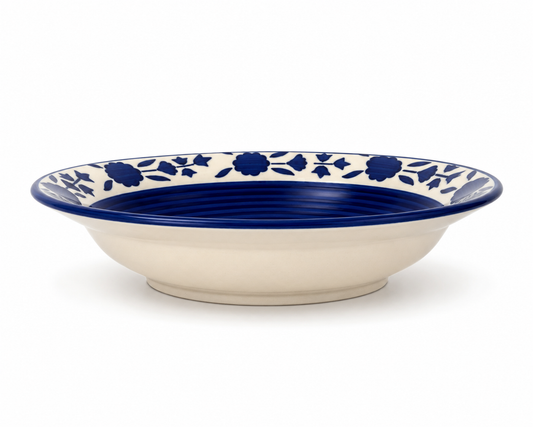 Indigo Mandala Pasta plate