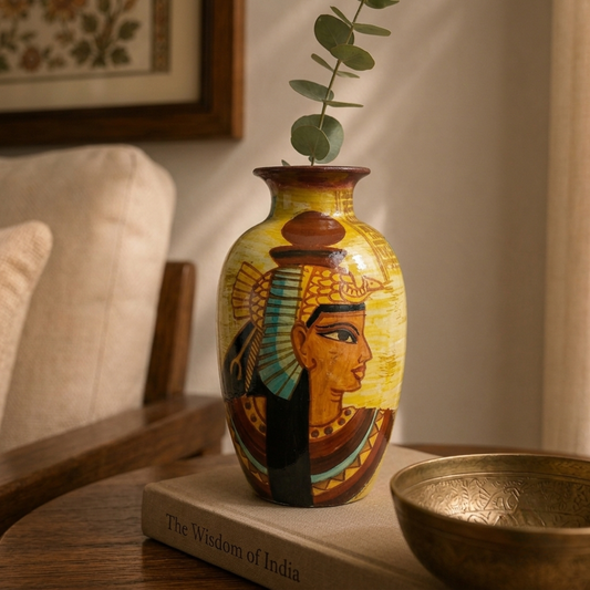 Handcrafted Terracotta Pottery (Egyptian Inspired Lady)