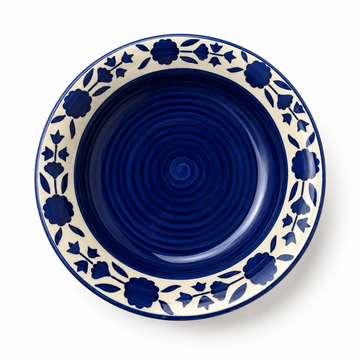 Indigo Mandala Pasta plate