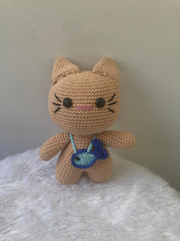 Crochet Toys - Cat (Brown)