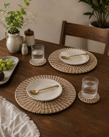 Hand Woven Pine Place Mats (Set of 2)