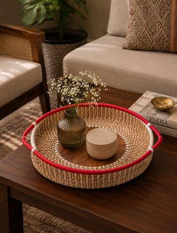 Hand Woven Pine Needle Tray