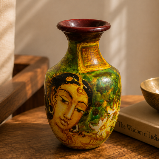 Hand-Painted Terracotta Pottery