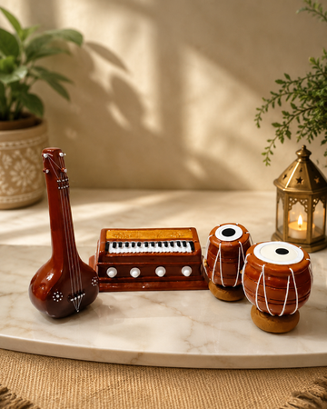 Handcrafted Terracotta Medium Musical Instrument Set