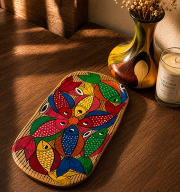 Wooden Pattachitra - Tray