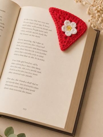 Crochet Book Mark - Triangle Shape
