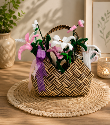 Handcrafted Flower Basket