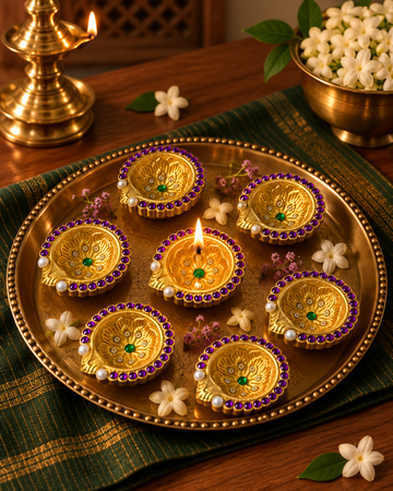 Shubh Shringar Diya — Set of 12 Pieces