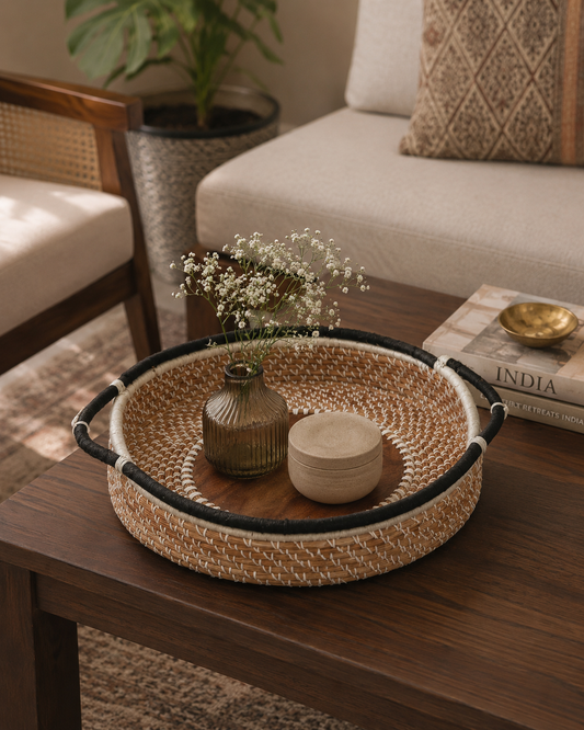 Hand Woven Pine Needle Tray