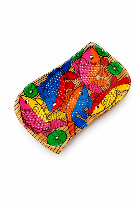 Wooden Pattachitra - Tray