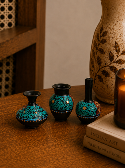 Miniature Pottery Set of 3 (Any Shape)