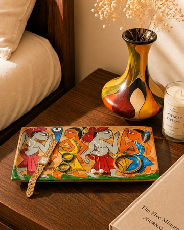 Wooden Pattachitra - Tray