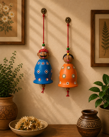Handcrafted Terracotta Pottery Bell