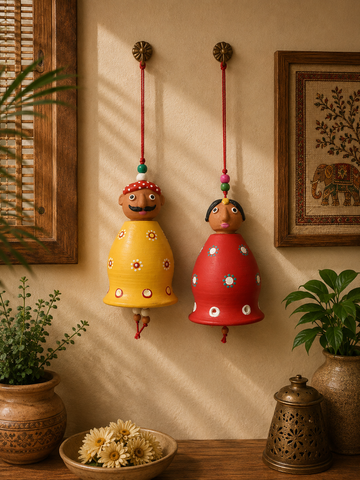 Handcrafted Terracotta Pottery Bell