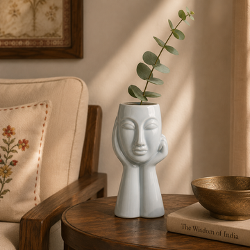 The "Thinker" Ceramic Planter