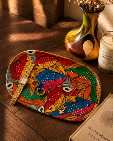 Wooden Pattachitra - Tray