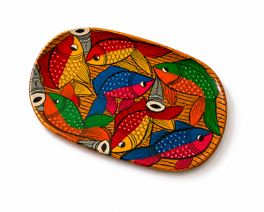 Wooden Pattachitra - Tray