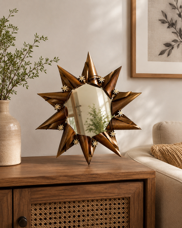 Bamboo Decorative Mirror