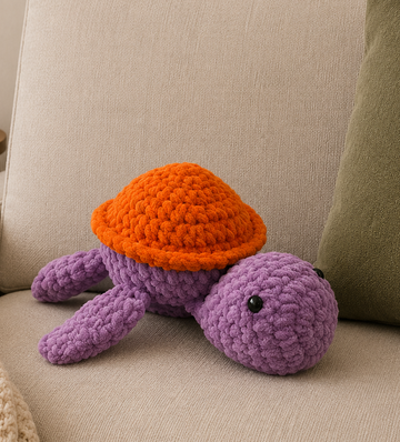 Handmade Crochet Turtle Soft Toy