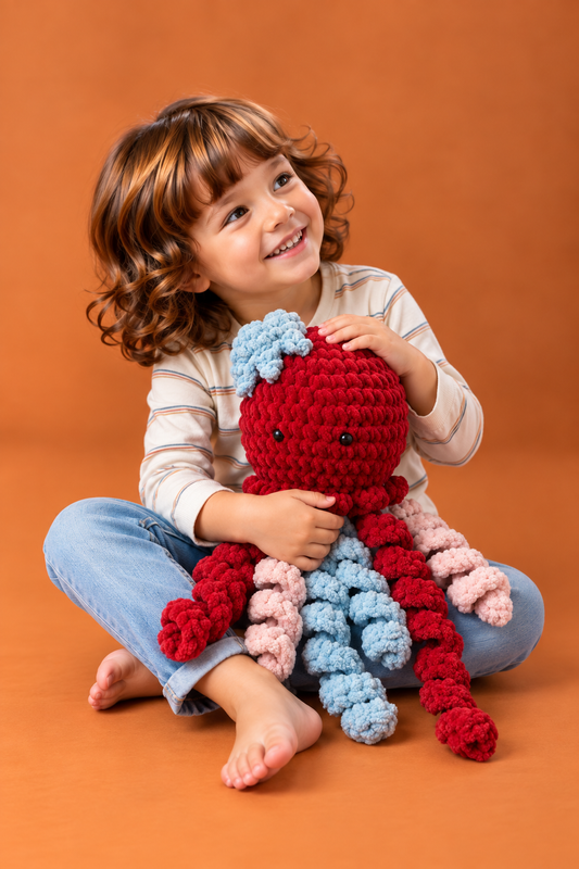 Handcrafted Crochet Octopus