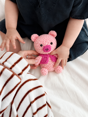Handcrafted Mini Crochet Soft Toy (4 Ply Cotton Yarn)