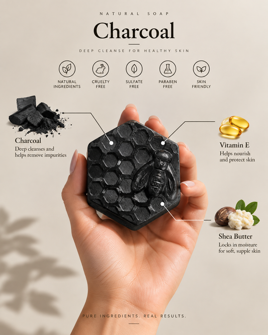 Charcoal – Handmade Natural Soap - 120g