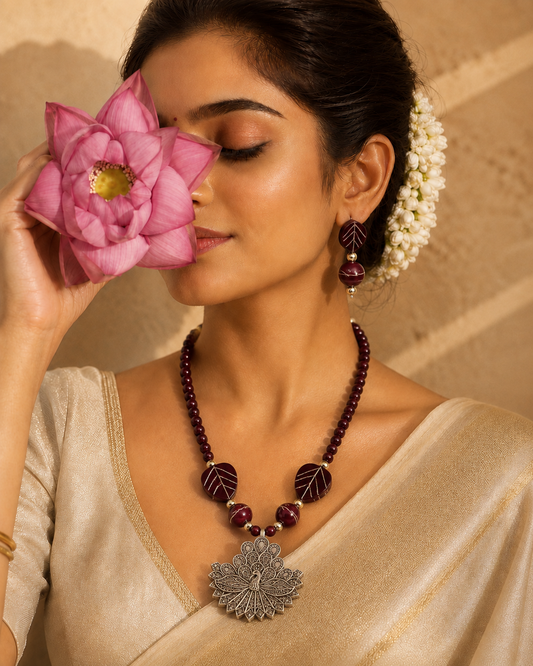 Peacock Necklace Set