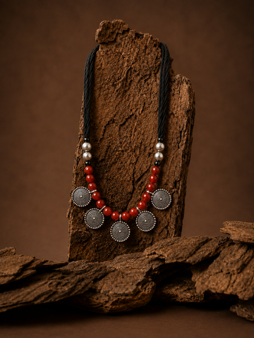 Floral Beaded Necklace - Multiple Designs [KFLB194]