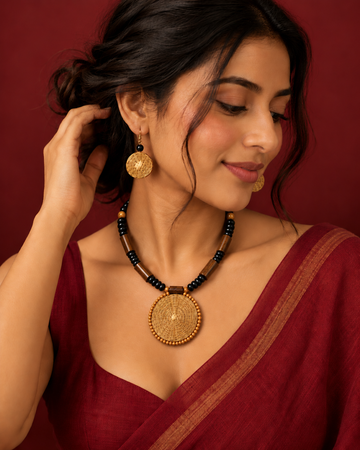 Heritage Weave Necklace Set