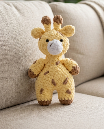 Handmade Crochet Giraffe Soft Toy