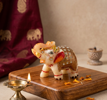 White Marble Elephant