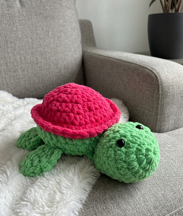 Handmade Crochet Turtle Soft Toy