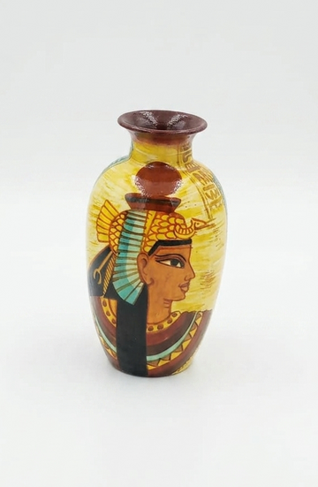 Hand-Painted Terracotta Egypt Art Pattern Pottery