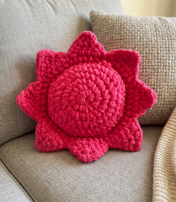Handcrafted Crochet Star (Pink)