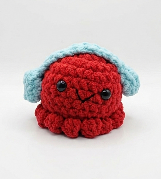 Handcrafted Crochet Headphone Octopus
