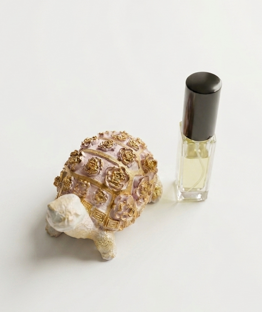 Turtle Decorative Showpiece with Aroma Diffuser Bottle