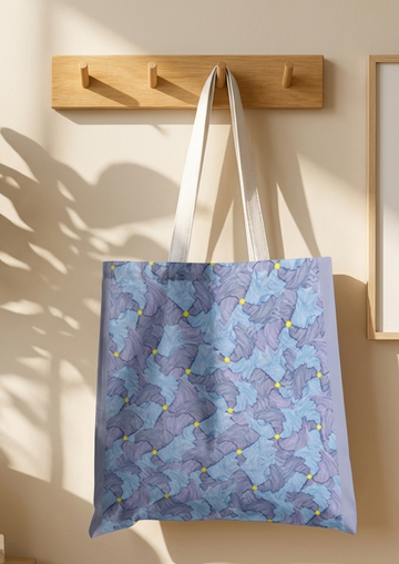 Lilac Aster Tote Bag