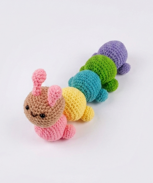 Handcrafted Crochet Caterpillar