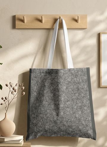 Charcoal Mirage Tote Bag