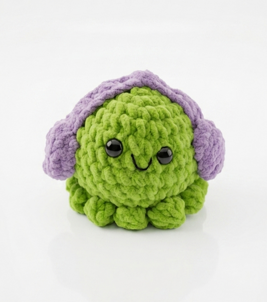 Handcrafted Crochet Headphone Octopus