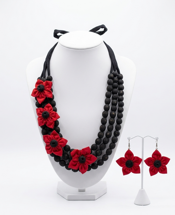 Ecofriendly cloth flower jewellery - Multiple Designs