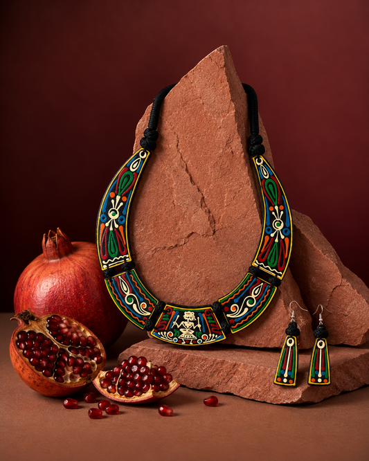 Colour Story Folk Necklace Set