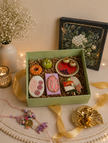Handcrafted Bhaiya-Bhabhi Rakhi Hamper
