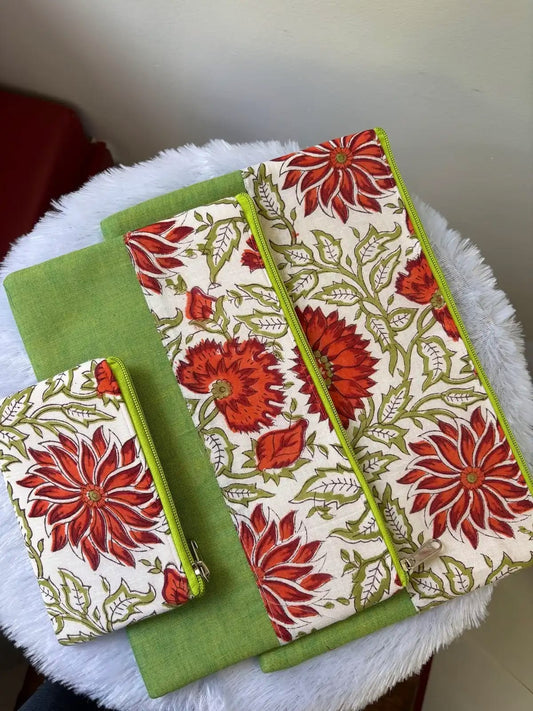 Document Organiser pack of 3 - Green